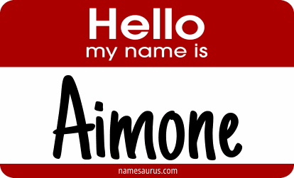Hello my name is Aimone png download