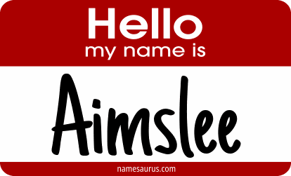 Hello my name is Aimslee png download