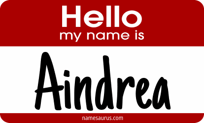 Hello my name is Aindrea png download