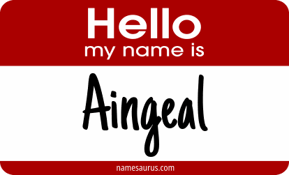 Hello my name is Aingeal png download