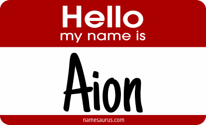 Hello my name is Aion png download