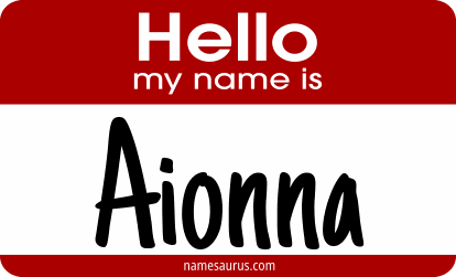 Hello my name is Aionna png download