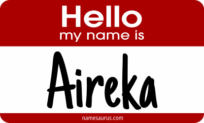 Hello my name is Aireka png download
