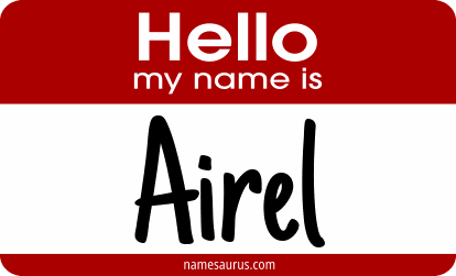 Hello my name is Airel png download