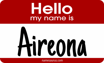 Hello my name is Aireona png download