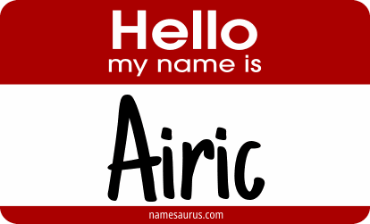 Hello my name is Airic png download