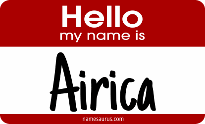 Hello my name is Airica png download