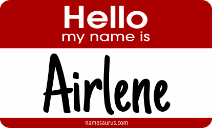 Hello my name is Airlene png download