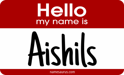 Hello my name is Aishils png download
