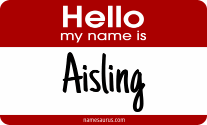 Hello my name is Aisling png download