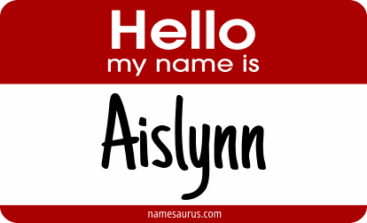 Hello my name is Aislynn png download