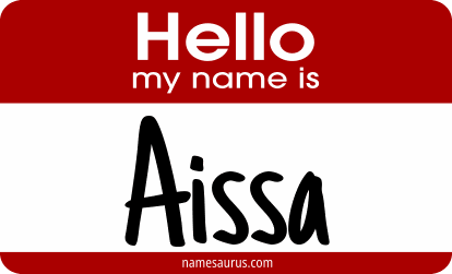 Hello my name is Aissa png download