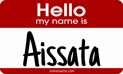 Hello my name is Aissata png download