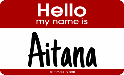 Hello my name is Aitana png download