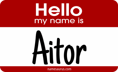 Hello my name is Aitor png download