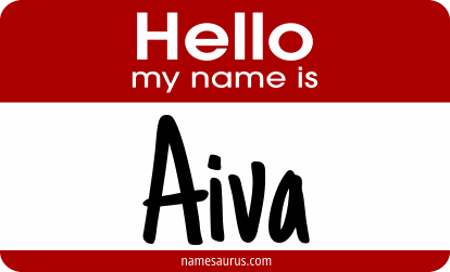 Hello my name is Aiva png download