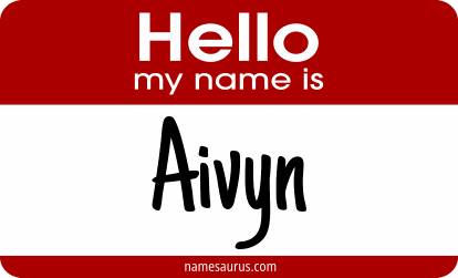 Hello my name is Aivyn png download