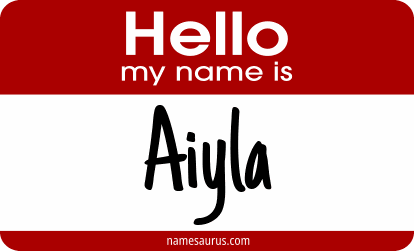 Hello my name is Aiyla png download