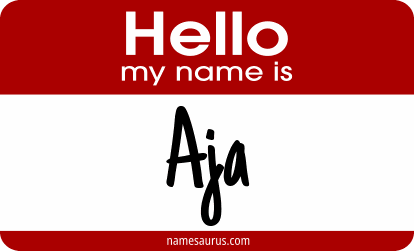 Hello my name is Aja png download