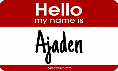 Hello my name is Ajaden png download