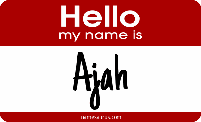 Hello my name is Ajah png download