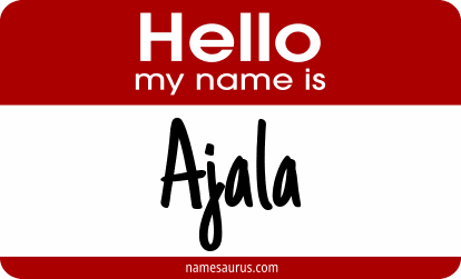 Hello my name is Ajala png download