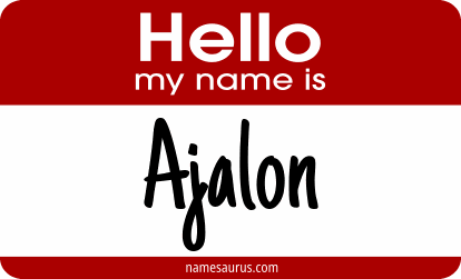 Hello my name is Ajalon png download
