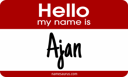 Hello my name is Ajan png download