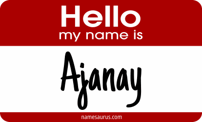 Hello my name is Ajanay png download