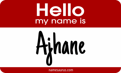 Hello my name is Ajhane png download