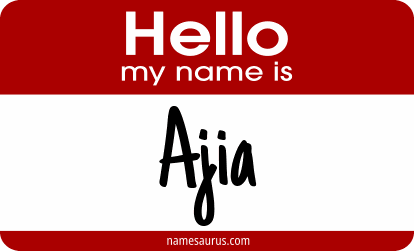 Hello my name is Ajia png download