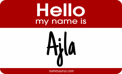 Hello my name is Ajla png download