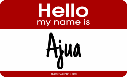 Hello my name is Ajua png download