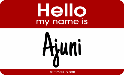 Hello my name is Ajuni png download