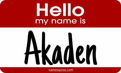 Hello my name is Akaden png download