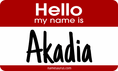 Hello my name is Akadia png download