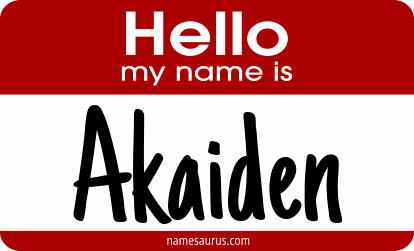 Hello my name is Akaiden png download