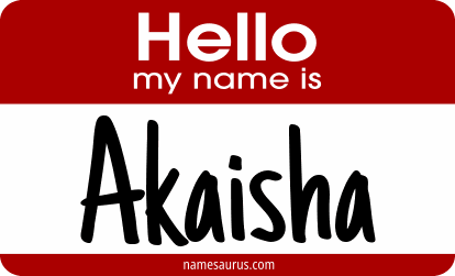 Hello my name is Akaisha png download