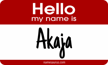 Hello my name is Akaja png download