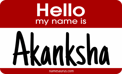 Hello my name is Akanksha png download