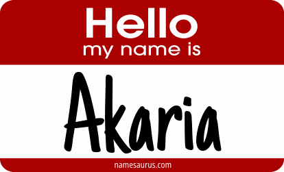 Hello my name is Akaria png download