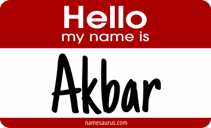 Hello my name is Akbar png download