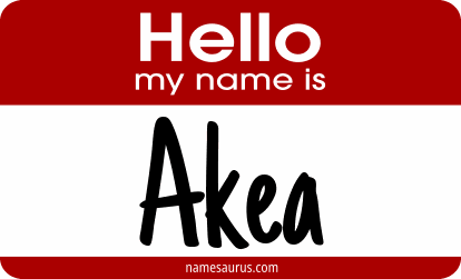 Hello my name is Akea png download