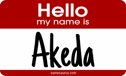 Hello my name is Akeda png download