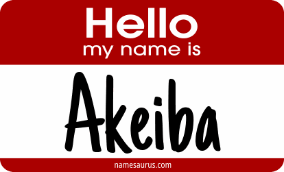 Hello my name is Akeiba png download