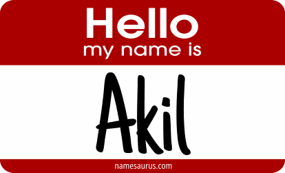Hello my name is Akil png download