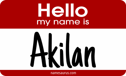 Hello my name is Akilan png download