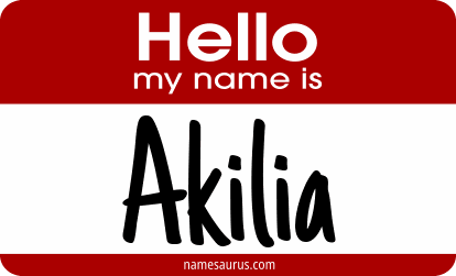Hello my name is Akilia png download