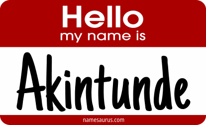 Hello my name is Akintunde png download
