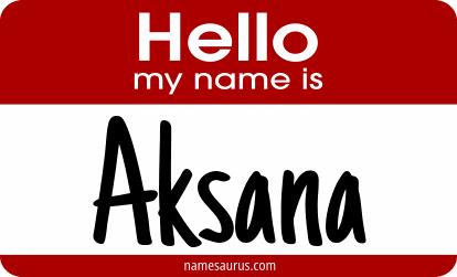 Hello my name is Aksana png download